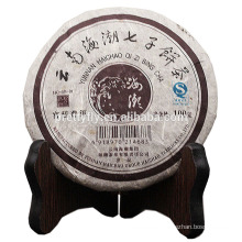 100g laxante y desintoxicación Anti envejecimiento pastel de té Antiguo árbol PU&#39;ER Yunnan qizi bing cha